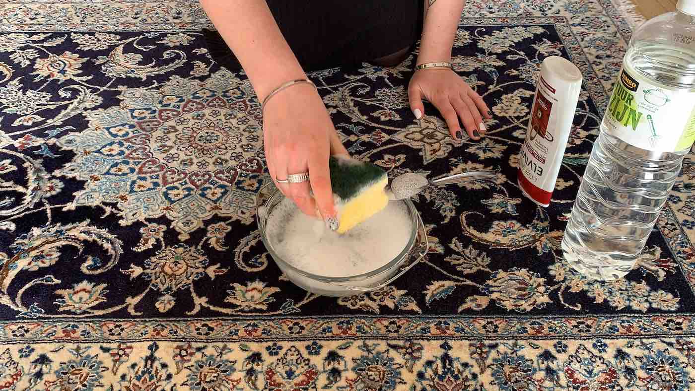 Perzisch tapijt reinigen azijn