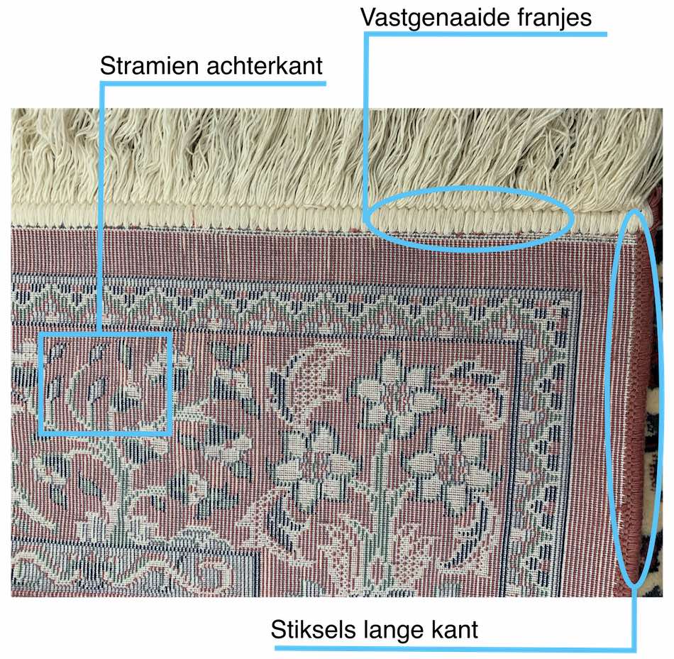 Machinaal tapijt herkennen