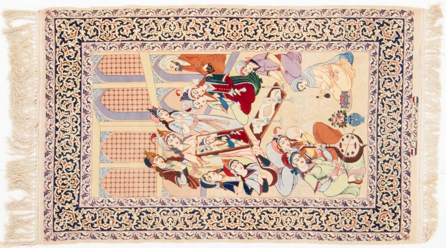Isfahan tapijt getekend 106x175 cm10