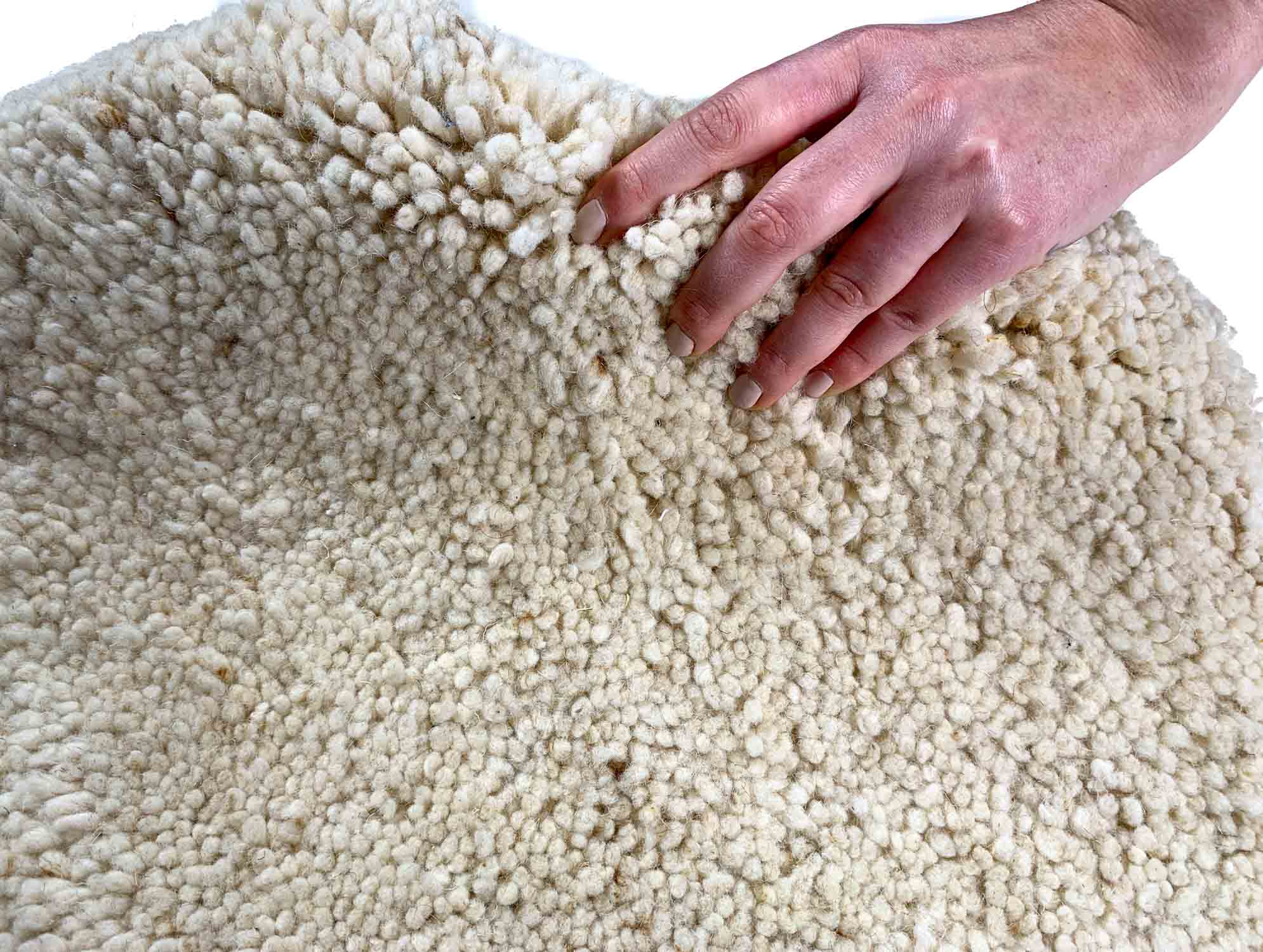 Berber-gemêlleerd-Ivoor 250 x 200 cm