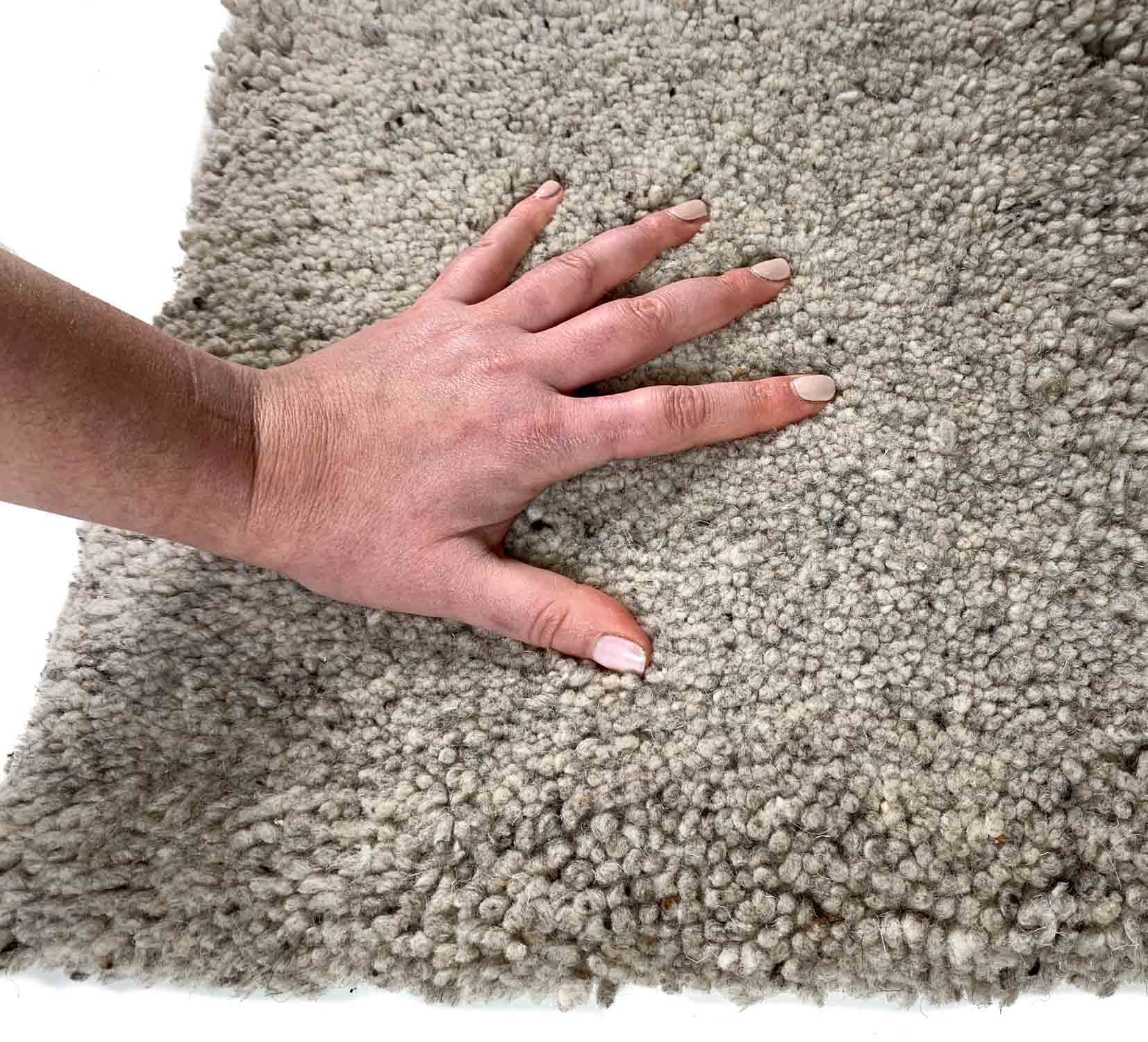 Berber-grijs 200 x 250 cm