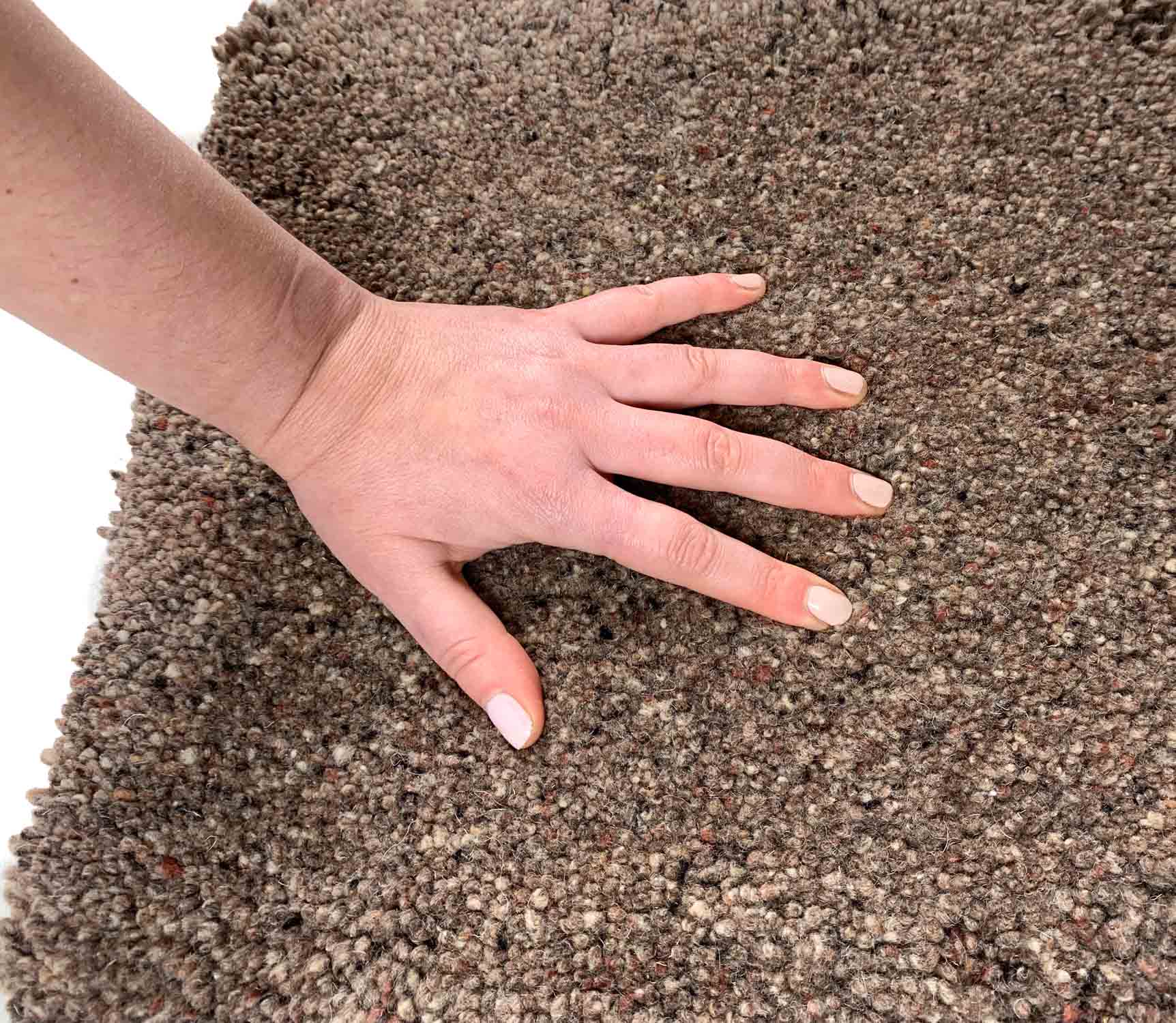 Berber-bruin 170 x 240 cm